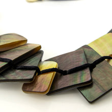 Load image into Gallery viewer, READY TO SHIP Unisex Mother of Pearl Nylon Strand Necklace - FJD$