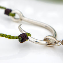 Load image into Gallery viewer, WHOLESALE Civa Fiji Pearl Fish Hook Necklace - Nylon & 925 Sterling Silver FJD$