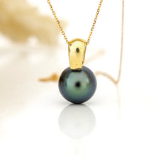 Load image into Gallery viewer, READY TO SHIP Graded Civa Saltwater Pearl Necklace - 14k Solid Gold FJD$