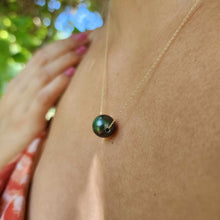 Load image into Gallery viewer, READY TO SHIP Graded Civa Fiji Pearl Necklace - 14k Solid Gold FJD$