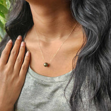 Load image into Gallery viewer, READY TO SHIP Infinity Graded Pearl Necklace - 14k Solid Gold FJD$