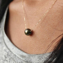 Load image into Gallery viewer, READY TO SHIP Infinity Graded Pearl Necklace - 14k Solid Gold FJD$