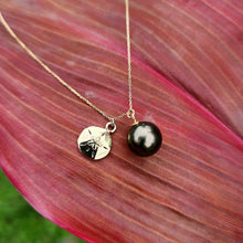 Load image into Gallery viewer, CONTACT US TO RECREATE THIS SOLD OUT STYLE Civa Fiji Pearl Necklace with Sand Dollar Charm - 14k Solid Gold FJD$