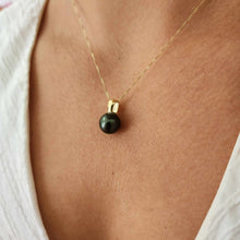 Load image into Gallery viewer, READY TO SHIP Graded Civa Fiji Pearl Necklace - 14k Solid Gold FJD$