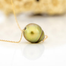 Load image into Gallery viewer, READY TO SHIP Graded Civa Fiji Pearl Necklace - 14k Solid Gold FJD$