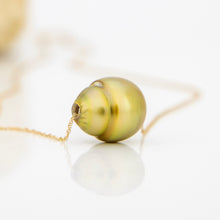 Load image into Gallery viewer, READY TO SHIP Graded Civa Fiji Pearl Necklace - 14k Solid Gold FJD$