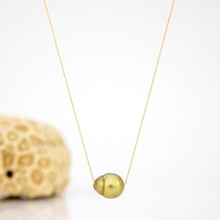 Load image into Gallery viewer, READY TO SHIP Graded Civa Fiji Pearl Necklace - 14k Solid Gold FJD$