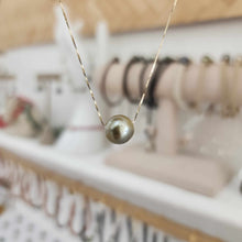 Load image into Gallery viewer, CONTACT US TO RECREATE THIS SOLD OUT STYLE Infinity Pearl Necklace - 14k Solid Gold FJD$