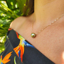 Load image into Gallery viewer, CONTACT US TO RECREATE THIS SOLD OUT STYLE Infinity Pearl Necklace - 14k Solid Gold FJD$