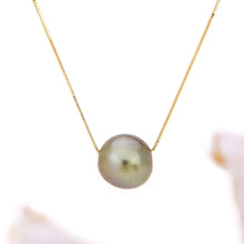 Load image into Gallery viewer, CONTACT US TO RECREATE THIS SOLD OUT STYLE Infinity Pearl Necklace - 14k Solid Gold FJD$