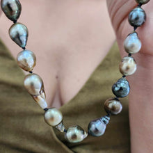 Load image into Gallery viewer, READY TO SHIP Civa Fiji Pearl Necklace Strand - 14k Solid Gold FJD$