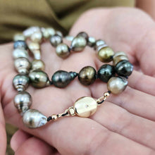 Load image into Gallery viewer, READY TO SHIP Civa Fiji Pearl Necklace Strand - 14k Solid Gold FJD$