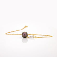 Load image into Gallery viewer, CONTACT US TO RECREATE THIS SOLD OUT STYLE Civa Fiji Graded Pearl Necklace with Diamond Set Pendant - 14k Solid Gold FJD$