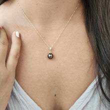 Load image into Gallery viewer, CONTACT US TO RECREATE THIS SOLD OUT STYLE Civa Fiji Graded Pearl Necklace with Diamond Set Pendant - 14k Solid Gold FJD$