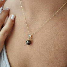 Load image into Gallery viewer, CONTACT US TO RECREATE THIS SOLD OUT STYLE Civa Fiji Graded Pearl Necklace with Diamond Set Pendant - 14k Solid Gold FJD$