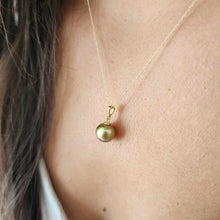 Load image into Gallery viewer, CONTACT US TO RECREATE THIS SOLD OUT STYLE Civa Fiji Pearl Necklace with Diamond Set Pendant - 14k Solid Gold FJD$