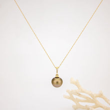 Load image into Gallery viewer, CONTACT US TO RECREATE THIS SOLD OUT STYLE Civa Fiji Pearl Necklace with Diamond Set Pendant - 14k Solid Gold FJD$