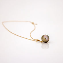 Load image into Gallery viewer, CONTACT US TO RECREATE THIS SOLD OUT STYLE Civa Fiji Pearl Necklace with Diamond Set Pendant - 14k Solid Gold FJD$