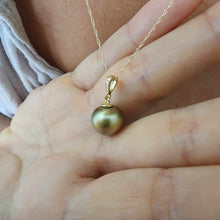 Load image into Gallery viewer, CONTACT US TO RECREATE THIS SOLD OUT STYLE Civa Fiji Pearl Necklace with Diamond Set Pendant - 14k Solid Gold FJD$