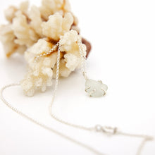 Load image into Gallery viewer, READY TO SHIP Claw Set Seaglass Necklace - 925 Sterling Silver FJD$