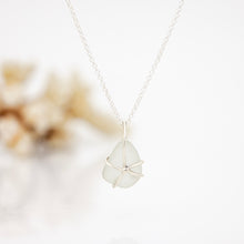 Load image into Gallery viewer, READY TO SHIP Claw Set Seaglass Necklace - 925 Sterling Silver FJD$
