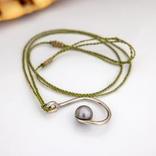 Load image into Gallery viewer, CONTACT US TO RECREATE THIS SOLD OUT STYLE Fish Hook Graded Pearl Necklace - 925 Sterling Silver FJD$