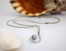 Load image into Gallery viewer, CONTACT US TO RECREATE THIS SOLD OUT STYLE Fish Hook Graded Pearl Necklace - 925 Sterling Silver FJD$