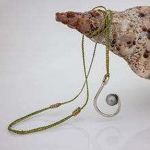 Load image into Gallery viewer, CONTACT US TO RECREATE THIS SOLD OUT STYLE Fish Hook Graded Pearl Necklace - 925 Sterling Silver FJD$