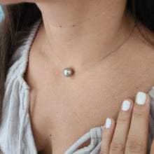 Load image into Gallery viewer, CONTACT US TO RECREATE THIS SOLD OUT STYLE Civa Fiji Floating Pearl Necklace with Grade Certificate #3156 - FJD$