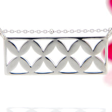 Load image into Gallery viewer, READY TO SHIP Frangipani Bua Bar Necklace - 925 Sterling Silver