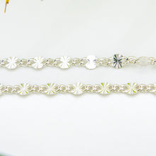 Load image into Gallery viewer, READY TO SHIP Flower Chain - 925 Sterling Silver FJD$