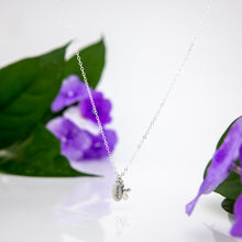 Load image into Gallery viewer, READY TO SHIP Frangipani Charm Necklace in 925 Sterling Silver - FJD$