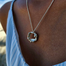 Load image into Gallery viewer, READY TO SHIP Free Flow Circle Necklace - 925 Sterling Silver FJD$