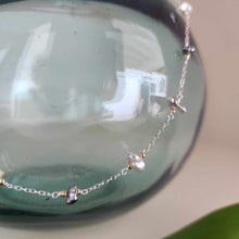 Load image into Gallery viewer, READY TO SHIP Fiji Keshi Pearl Necklace - 925 Sterling Silver FJD$