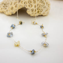 Load image into Gallery viewer, READY TO SHIP Fiji Keshi Pearl Necklace - 925 Sterling Silver FJD$