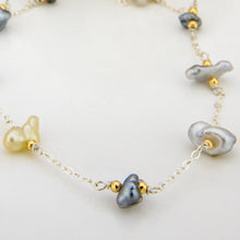 Load image into Gallery viewer, READY TO SHIP Fiji Keshi Pearl Necklace - 925 Sterling Silver FJD$