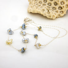 Load image into Gallery viewer, READY TO SHIP Fiji Keshi Pearl Necklace - 925 Sterling Silver FJD$
