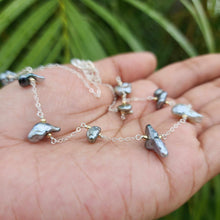 Load image into Gallery viewer, READY TO SHIP Fiji Keshi Pearl Necklace - 925 Sterling Silver FJD$