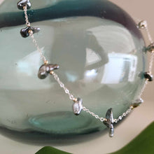Load image into Gallery viewer, READY TO SHIP Fiji Keshi Pearl Necklace - 925 Sterling Silver FJD$