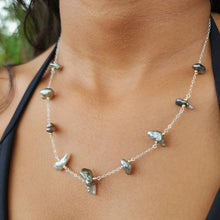 Load image into Gallery viewer, READY TO SHIP Fiji Keshi Pearl Necklace - 925 Sterling Silver FJD$