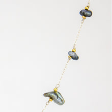 Load image into Gallery viewer, READY TO SHIP Fiji Keshi Pearl Necklace - 925 Sterling Silver FJD$