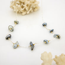 Load image into Gallery viewer, READY TO SHIP Fiji Keshi Pearl Necklace - 925 Sterling Silver FJD$