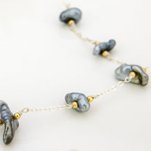 Load image into Gallery viewer, READY TO SHIP Fiji Keshi Pearl Necklace - 925 Sterling Silver FJD$