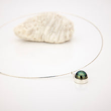 Load image into Gallery viewer, READY TO SHIP Civa Fiji Bezel Set Pearl Necklace - 925 Sterling Silver FJD$
