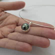 Load image into Gallery viewer, READY TO SHIP Civa Fiji Bezel Set Pearl Necklace - 925 Sterling Silver FJD$