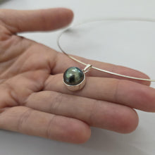 Load image into Gallery viewer, READY TO SHIP Civa Fiji Bezel Set Pearl Necklace - 925 Sterling Silver FJD$