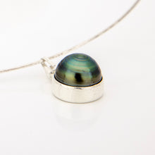 Load image into Gallery viewer, READY TO SHIP Civa Fiji Bezel Set Pearl Necklace - 925 Sterling Silver FJD$