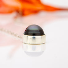 Load image into Gallery viewer, READY TO SHIP Civa Fiji Bezel Set Pearl Necklace - 925 Sterling Silver FJD$