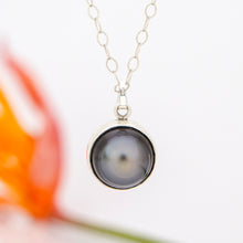 Load image into Gallery viewer, READY TO SHIP Civa Fiji Bezel Set Pearl Necklace - 925 Sterling Silver FJD$