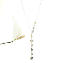 Load image into Gallery viewer, READY TO SHIP Fiji Keshi Pearl Lariat Necklace - 925 Sterling Silver FJD$